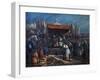 Richard the Lionheart, 1157-99 King of England, Surrendering to Saladin-Tahssin-Framed Giclee Print