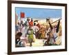 Richard the Lionheart Arriving at Acre-Escott-Framed Giclee Print