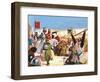 Richard the Lionheart Arriving at Acre-Escott-Framed Giclee Print