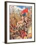 Richard the Lionheart at the Crusades, Illustration from 'A History of England' by Rudyard…-Henry Justice Ford-Framed Giclee Print