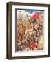 Richard the Lionheart at the Crusades, Illustration from 'A History of England' by Rudyard…-Henry Justice Ford-Framed Giclee Print