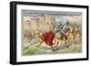 Richard the Lionheart Mortally Wounded before the Castle of Chalus-Chabrol-null-Framed Giclee Print