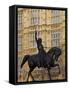 Richard the Lionheart Statue, Houses of Parliament, Westminster, London, England, Uk-Jeremy Lightfoot-Framed Stretched Canvas