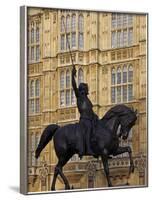 Richard the Lionheart Statue, Houses of Parliament, Westminster, London, England, Uk-Jeremy Lightfoot-Framed Photographic Print