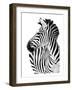 Richard The Zebra-null-Framed Premium Giclee Print