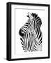 Richard The Zebra-null-Framed Premium Giclee Print