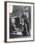 Richard Todd Leaning on Front of Car-William Sumits-Framed Premium Photographic Print