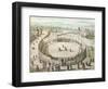 Richard Trevithick's Railroad, Euston Square-Thomas Rowlandson-Framed Giclee Print