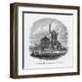 Richard Trevithick Senior's Steam-Whim at Cook's Kitchen Mine Cornwall-null-Framed Art Print