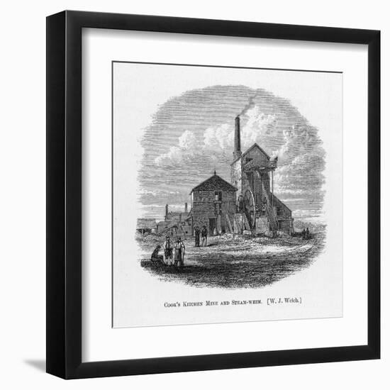 Richard Trevithick Senior's Steam-Whim at Cook's Kitchen Mine Cornwall-null-Framed Art Print