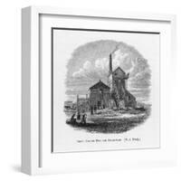 Richard Trevithick Senior's Steam-Whim at Cook's Kitchen Mine Cornwall-null-Framed Art Print