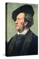 Richard Wagner (1813-188), German Composer, Conductor, and Essayist, Late 19th Century-Franz Seraph von Lenbach-Stretched Canvas