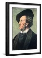 Richard Wagner (1813-188), German Composer, Conductor, and Essayist, Late 19th Century-Franz Seraph von Lenbach-Framed Giclee Print