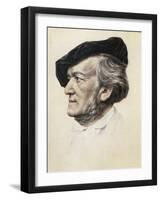 Richard Wagner (1813-1883)-Franz Seraph von Lenbach-Framed Giclee Print