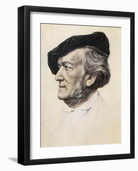 Richard Wagner (1813-1883)-Franz Seraph von Lenbach-Framed Giclee Print