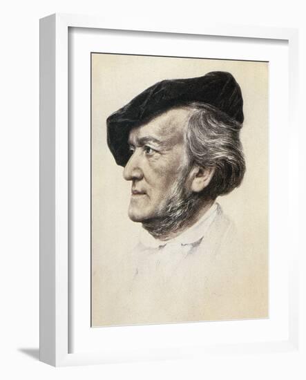Richard Wagner (1813-1883)-Franz Seraph von Lenbach-Framed Giclee Print