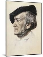 Richard Wagner (1813-1883)-Franz Seraph von Lenbach-Mounted Giclee Print