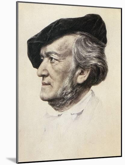 Richard Wagner (1813-1883)-Franz Seraph von Lenbach-Mounted Giclee Print