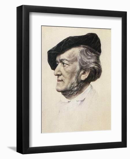 Richard Wagner (1813-1883)-Franz Seraph von Lenbach-Framed Premium Giclee Print