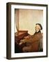 Richard Wagner (1813-83) Composing-Harry Everett Townsend-Framed Giclee Print