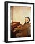 Richard Wagner (1813-83) Composing-Harry Everett Townsend-Framed Giclee Print