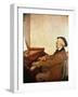 Richard Wagner (1813-83) Composing-Harry Everett Townsend-Framed Giclee Print