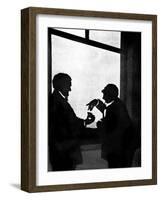 RICHARD WAGNER and Anton Bruckner in Bayreuth-Otto Bohler-Framed Giclee Print