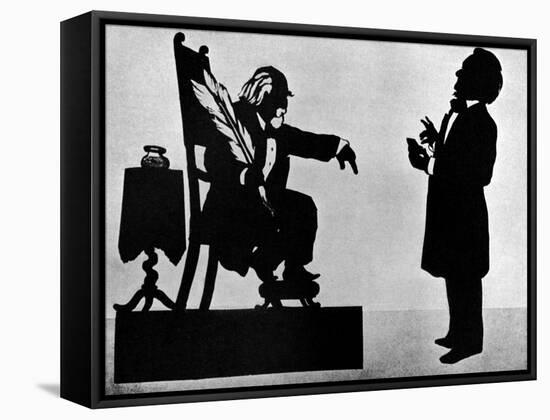 Richard Wagner and Eduard-Otto Bohler-Framed Stretched Canvas