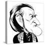 Richard Wagner - caricature-Neale Osborne-Stretched Canvas