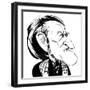 Richard Wagner - caricature-Neale Osborne-Framed Giclee Print