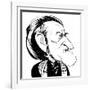 Richard Wagner - caricature-Neale Osborne-Framed Giclee Print