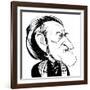 Richard Wagner - caricature-Neale Osborne-Framed Giclee Print