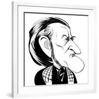 Richard Wagner - caricature-Neale Osborne-Framed Giclee Print