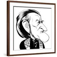 Richard Wagner - caricature-Neale Osborne-Framed Giclee Print