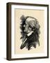 Richard Wagner - engraving-Elliott & Fry Studio-Framed Giclee Print