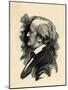 Richard Wagner - engraving-Elliott & Fry Studio-Mounted Giclee Print