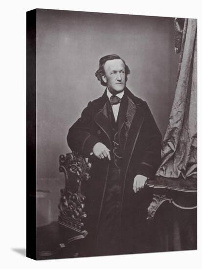 Richard Wagner, German Composer, 1860s-Franz Hanfstaengl-Stretched Canvas