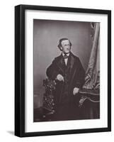 Richard Wagner, German Composer, 1860s-Franz Hanfstaengl-Framed Giclee Print
