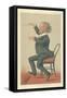 Richard Wagner, Music of the Future, 19 May 1877, Vanity Fair Cartoon-Sir Leslie Ward-Framed Stretched Canvas