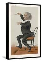 Richard Wagner the German Musician Conducts-Spy (Leslie M. Ward)-Framed Stretched Canvas