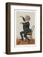 Richard Wagner the German Musician Conducts-Spy (Leslie M. Ward)-Framed Photographic Print