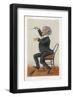 Richard Wagner the German Musician Conducts-Spy (Leslie M. Ward)-Framed Photographic Print