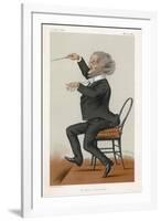 Richard Wagner the German Musician Conducts-Spy (Leslie M. Ward)-Framed Photographic Print