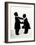 RICHARD WAGNER welcoming Anton Bruckner-Otto Bohler-Framed Giclee Print