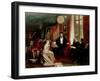 Richard Wagner with Franz Liszt and Liszt's Daughter Cosima-null-Framed Giclee Print