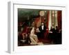 Richard Wagner with Franz Liszt and Liszt's Daughter Cosima-null-Framed Giclee Print