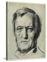 Richard Wagner-Franz Seraph von Lenbach-Stretched Canvas