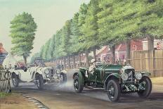 Brooklands - from the Hot Seat-Richard Wheatland-Laminated Giclee Print