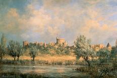 Windsor Castle: from the River Thames-Richard Willis-Giclee Print