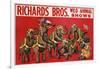 Richards Bros. Wild Animal Shows Poster-null-Framed Giclee Print